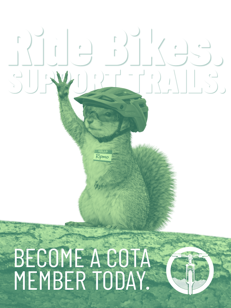 Ride Bikes, support trails! 
